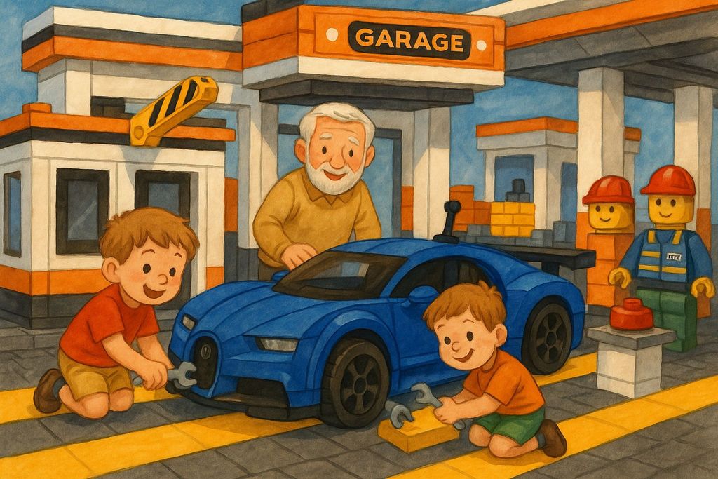 Техобслуживание Bugatti из набора Kazi-ky-6100-2