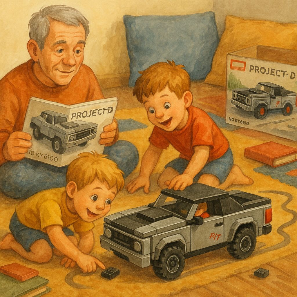 Собираем машинку из набора kazi-ky-6100-3