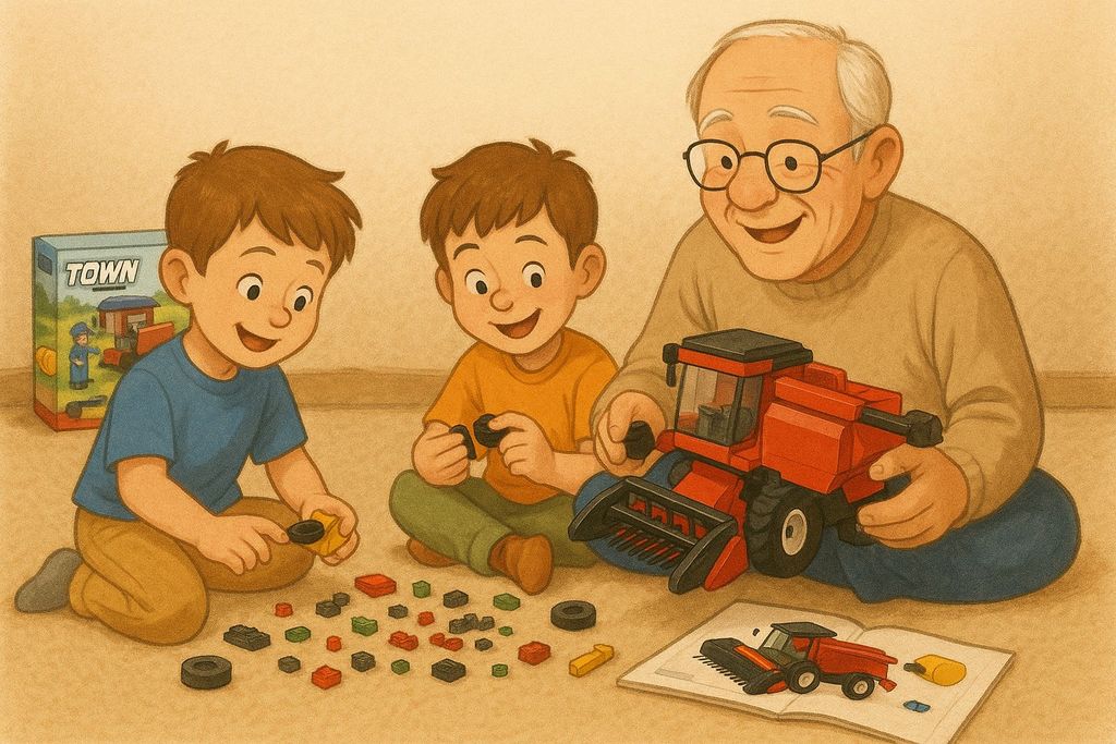 Собираем комбайн из набора Sluban M38-B0779