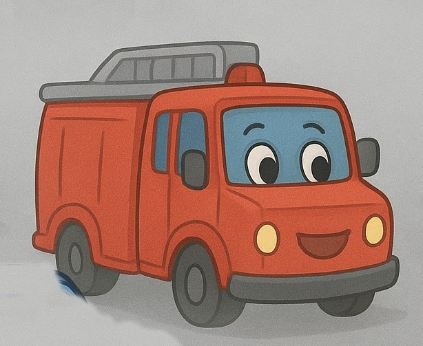 Пожарная машинка Искорка