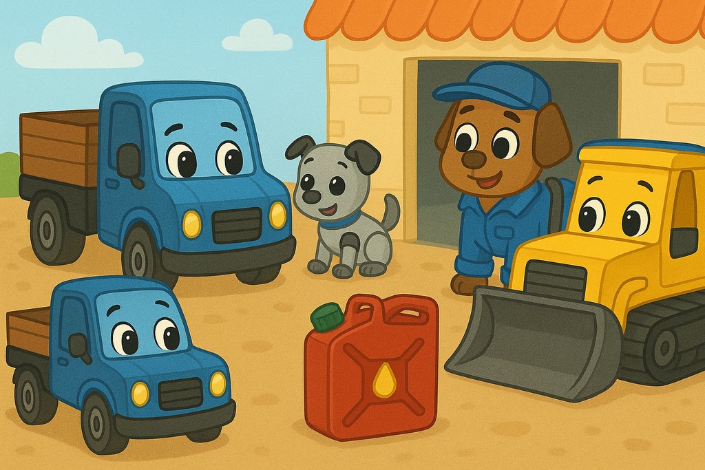 Грузовик Макс и секретное масло