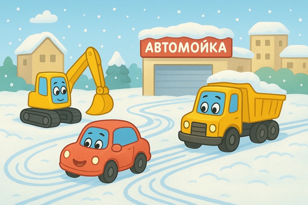 Первый снег в Моторвиле